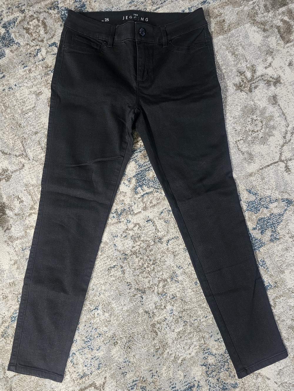 WHVM- Black Jegging Jeans 2Short. - Classic Stretch Fit